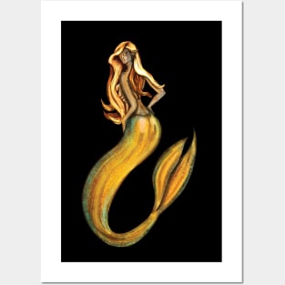 Elemental Mermaid Posters and Art